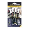 Securit löschbare Kreidemarker | 2mm weiß | (4 Stück)
