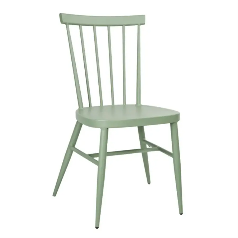 chaises en aluminium Windsor | Vert | 88(h) x 51(l)cm | (4 pièces)