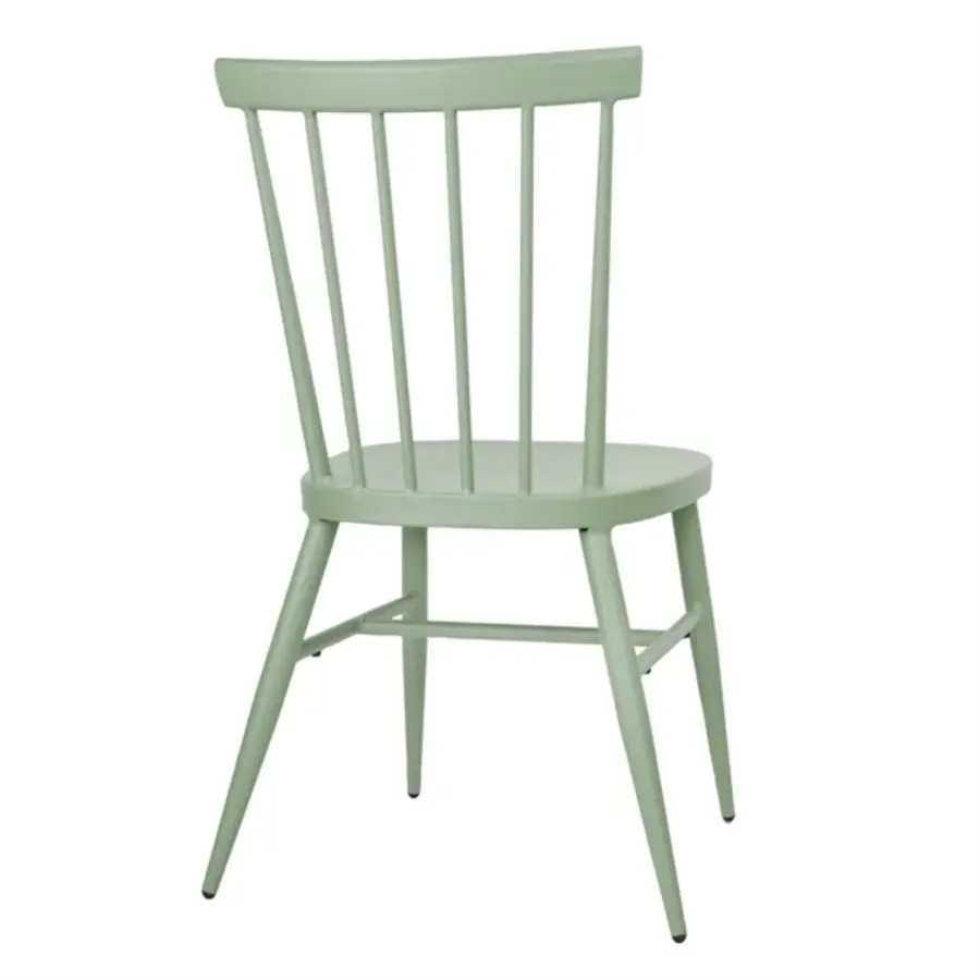 chaises en aluminium Windsor | Vert | 88(h) x 51(l)cm | (4 pièces)