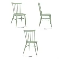 chaises en aluminium Windsor | Vert | 88(h) x 51(l)cm | (4 pièces)