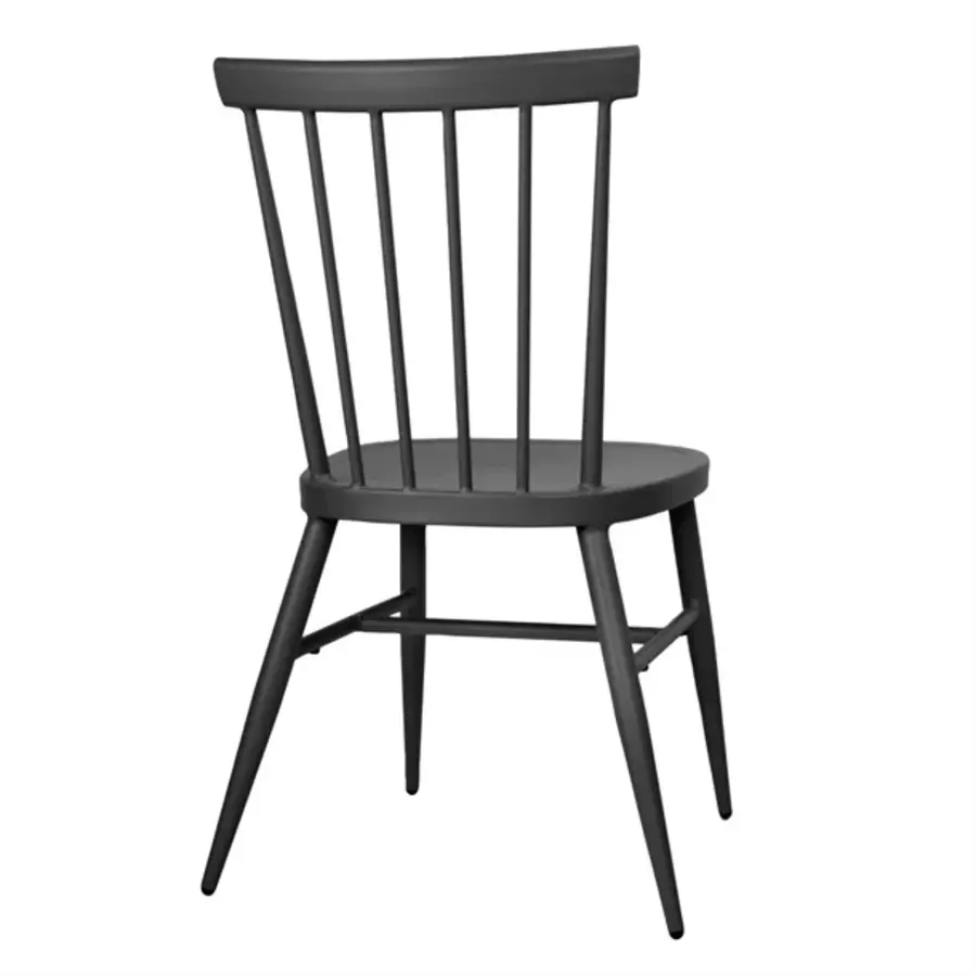 chaises en aluminium Windsor | Noir | 88(h) x 51(l)cm | (4 pièces)