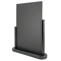 Tableau noir de table moyen élégant | bois | finition laquée noire | plastique