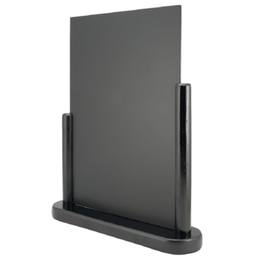 Tableau noir de table moyen élégant | bois | finition laquée noire | plastique