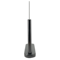 Tableau noir de table moyen élégant | bois | finition laquée noire | plastique