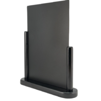 Tableau noir de table moyen élégant | bois | finition laquée noire | plastique