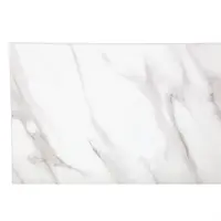 plateau de table rectangulaire pré-percé effet marbre | 4,8 (h) x 110 (l) x 70 (p) cm
