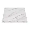 Bolero vorgebohrte quadratische Tischplatte mit Marmoreffekt | 4,8 (H) x 60 (B) x 60 (T) cm
