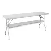 Vogue table de travail pliante en acier inoxydable | 1830(l)x760(p)x780(h)mm