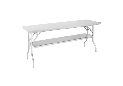  Vogue stainless steel folding work table | 1830(w)x760(d)x780(h)mm 