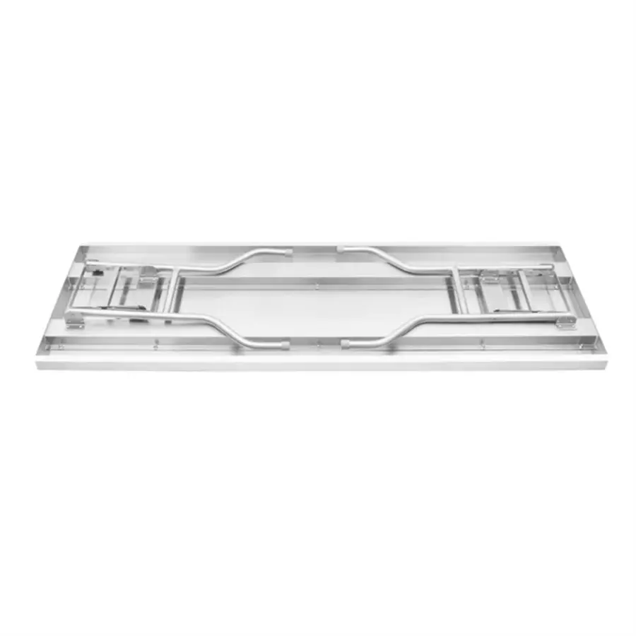 table de travail pliante en acier inoxydable | 1830(l)x760(p)x780(h)mm