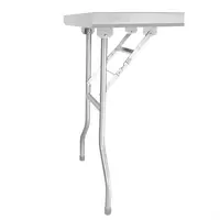 table de travail pliante en acier inoxydable | 1830(l)x760(p)x780(h)mm