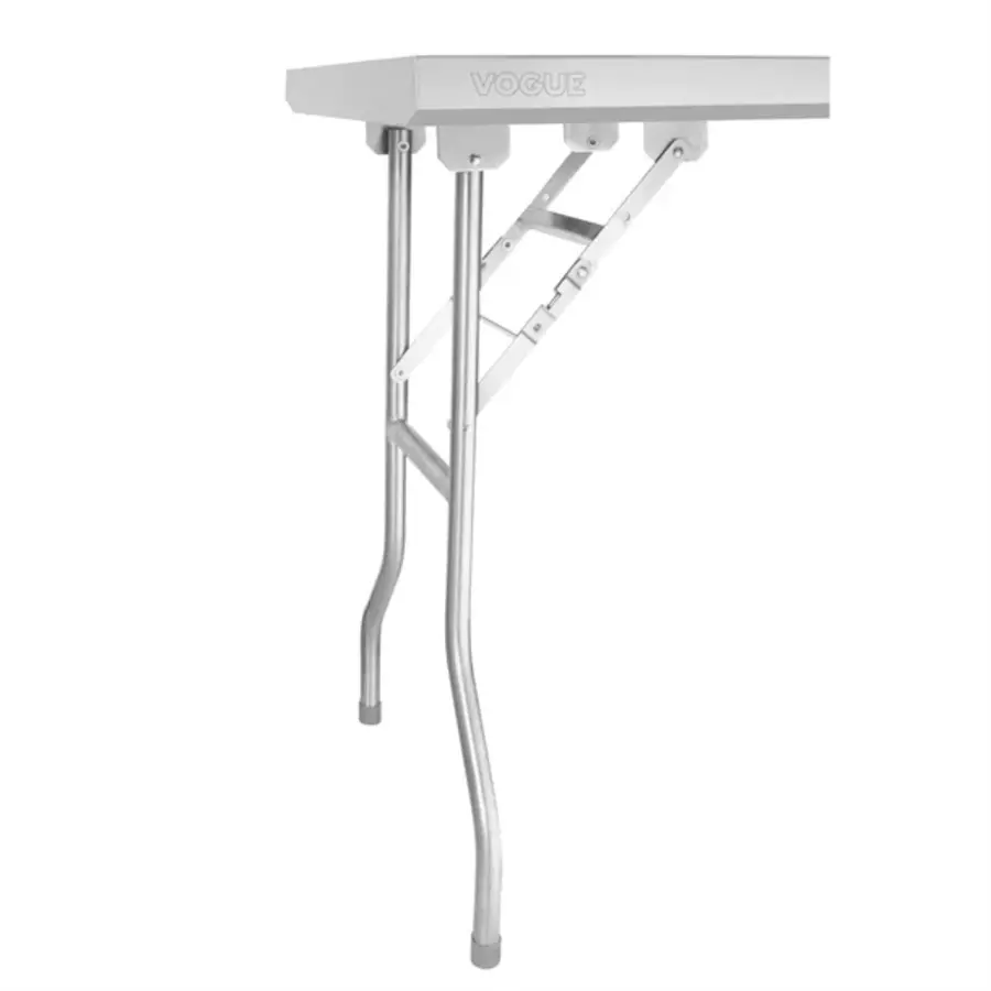 table de travail pliante en acier inoxydable | 1830(l)x760(p)x780(h)mm