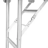 table de travail pliante en acier inoxydable | 1830(l)x760(p)x780(h)mm