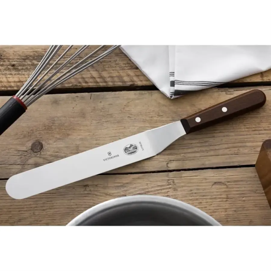 Victorinox beveled palette knife with wooden handle | stainless steel | 25.5 cm
