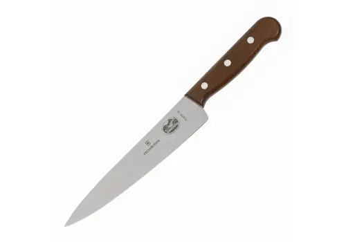  Victorinox Couteau à viande Victorinox avec manche en bois | acier inoxydable | 19 cm 