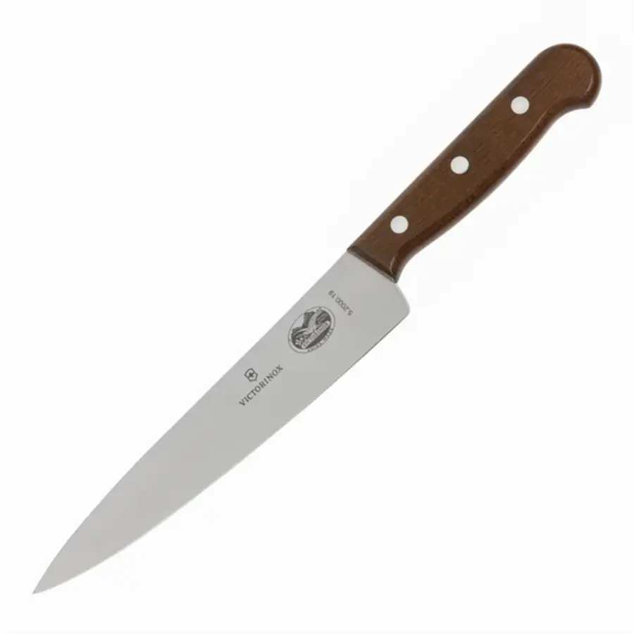 Victorinox Fleischmesser mit Holzgriff | Edelstahl | 19 cm