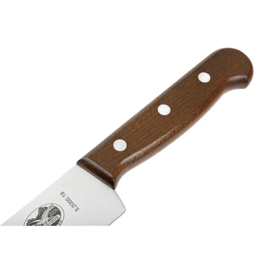 Victorinox Fleischmesser mit Holzgriff | Edelstahl | 19 cm
