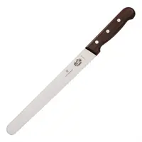 Couteau à pain dentelé Victorinox avec manche en bois | acier inoxydable | 21,5 cm