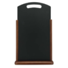 Securit Securit table chalkboard with handle and dark brown lacquered finish | Wood