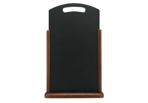  Securit Securit table chalkboard with handle and dark brown lacquered finish | Wood 