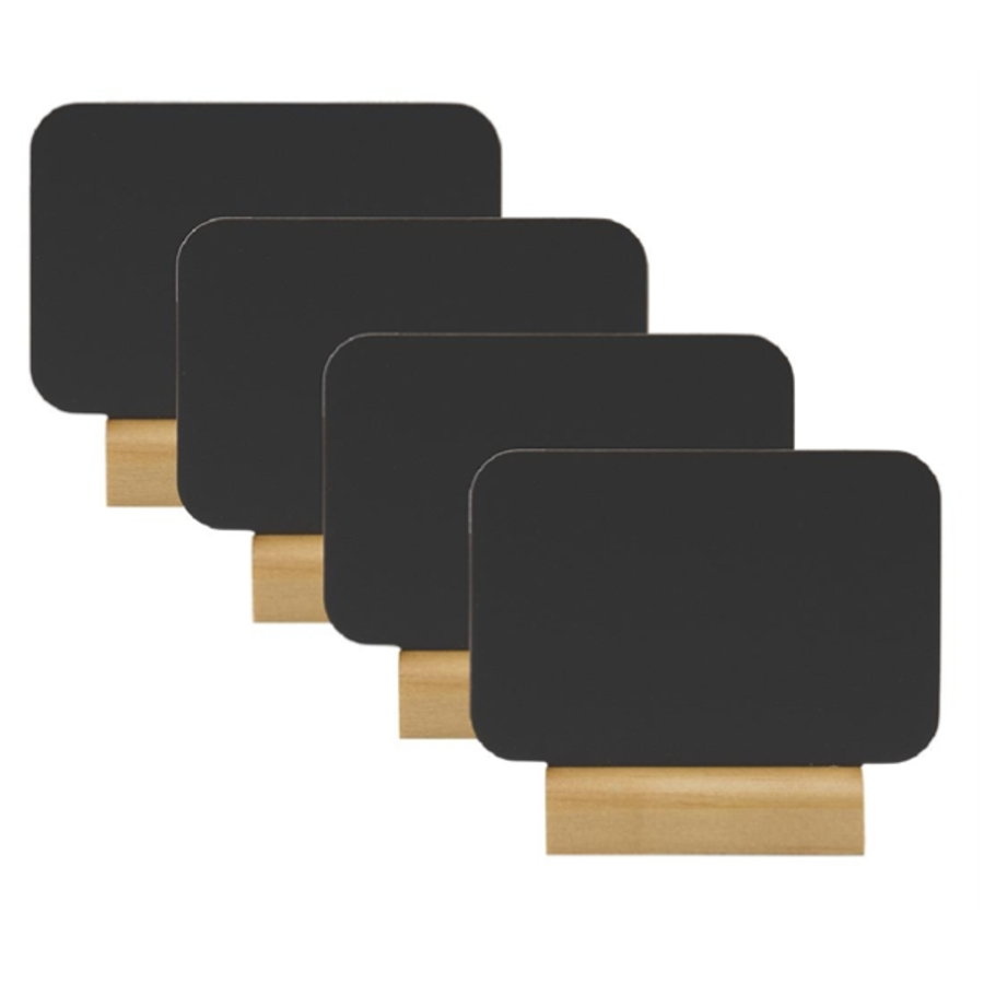 Silhouette rectangulaire mini | Plastique | incl. marqueur à craie | (4 pièces)