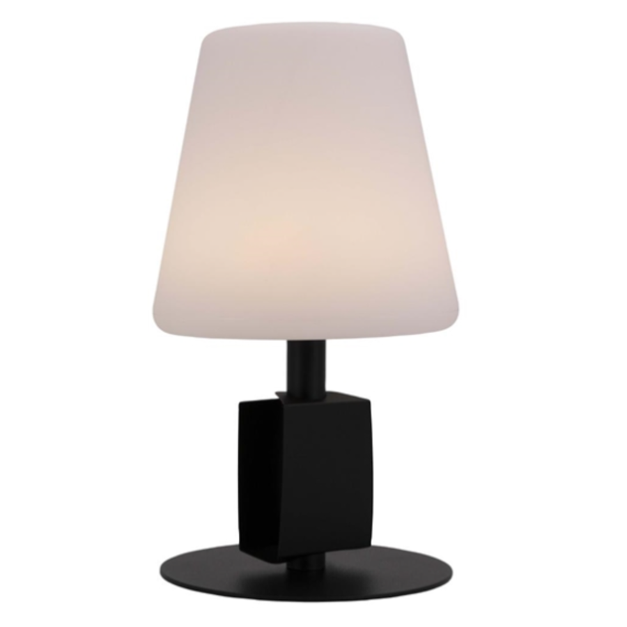 Lampe de table avec trois étiquettes tableau noir amovibles résistantes à l'eau | Métal et plastique