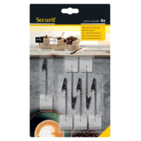 Porte-étiquette en acrylique | Plastique | 17(h)x10,5(l)x32(p)cm | ( 6 pièces )