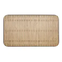 Santorini rectangular table wood effect | 75.5(H)x140(W)x79.8(D)cm