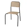 Bolero Chaises de jardin Santorini effet bois | (4 pièces)