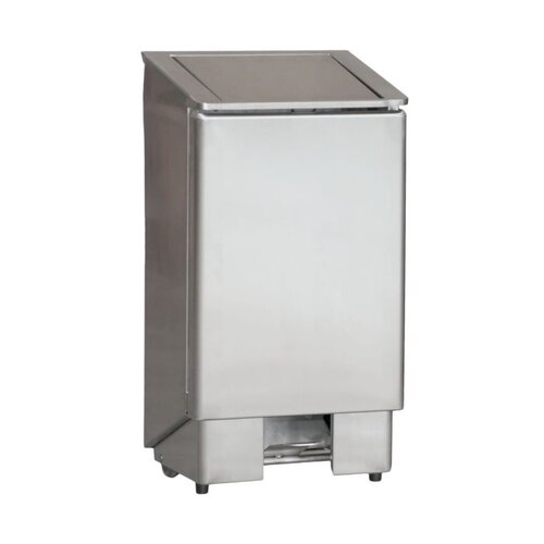  Combisteel waste bin with foot pedal | Stainless steel | 2 formats 