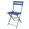 Bolero perth folding chairs | Navy blue | (pack of 2)
