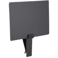 Porte-étiquette à clip | Plastique | 14,4 (h) x 9 (l) x 19,3 (p) cm | ( 6 pièces )