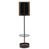 Securit Flaschendisplay mit Kreidetafelrahmen | Metall & Holz | 679 g
