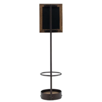 Bottle Display with Chalkboard Frames | Metal & Wood | 679g