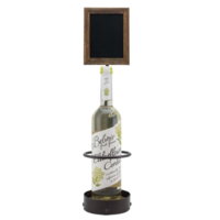 Flaschendisplay mit Kreidetafelrahmen | Metall & Holz | 679 g