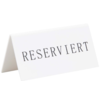 Securit Reserveringstafelstandaards in het Duits Reserviert | Kunststof | 14,2(h) x 8(b) x 49(d)cm