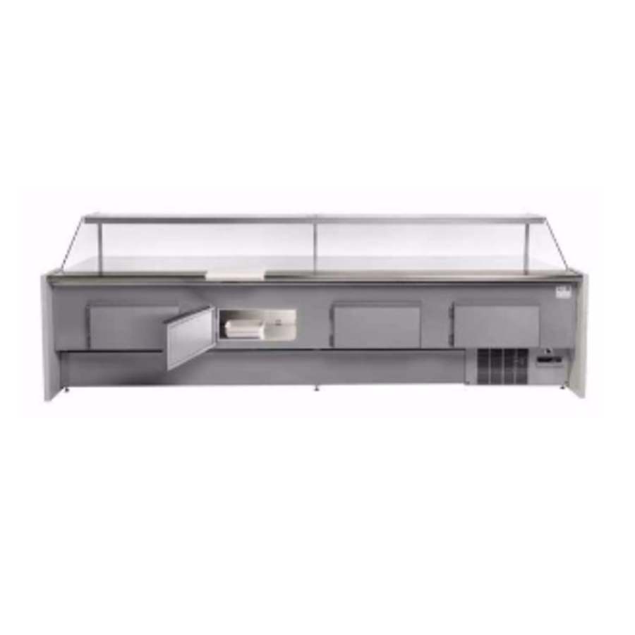 Kühlvitrine - ZARA2 VENT GI L200 | 1.955 (B) x 1.130 (T) x 1.230 (H) mm