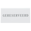 Securit Reservierungstisch steht | Kunststoff | 14,2 (H) x 8 (B) x 49 (T) cm | (5 Stück)