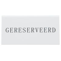 Reserveringstafelstandaards | Kunststof | 14,2(h) x 8(b) x 49(d)cm  | (5 stuks)