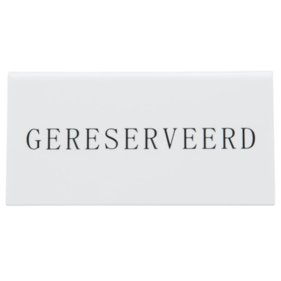 Reservierungstisch steht | Kunststoff | 14,2 (H) x 8 (B) x 49 (T) cm | (5 Stück)