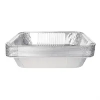 Nisbets essentials foil containers and lids | 250 ml | (50 pieces)