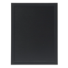 Securit Tableau noir en bois, avec marqueur à craie blanche et kit de montage | Bois | 43,5 (h) x 33,5 (l) x 82 (p) cm