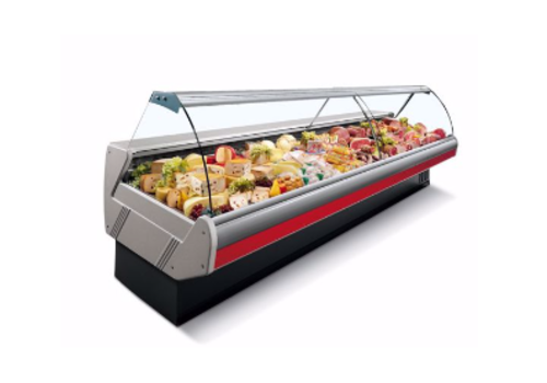  Arneg Vitrine réfrigérée - DALLAS3 VC 1875 Ventilée | acier inoxydable | 1 955 (l) x 1 145 (p) x 1 256 (h) mm 