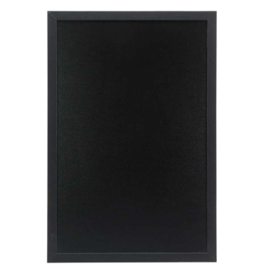 Tableau noir en bois, avec marqueur à craie blanche et kit de montage | Bois | 40x60 cm