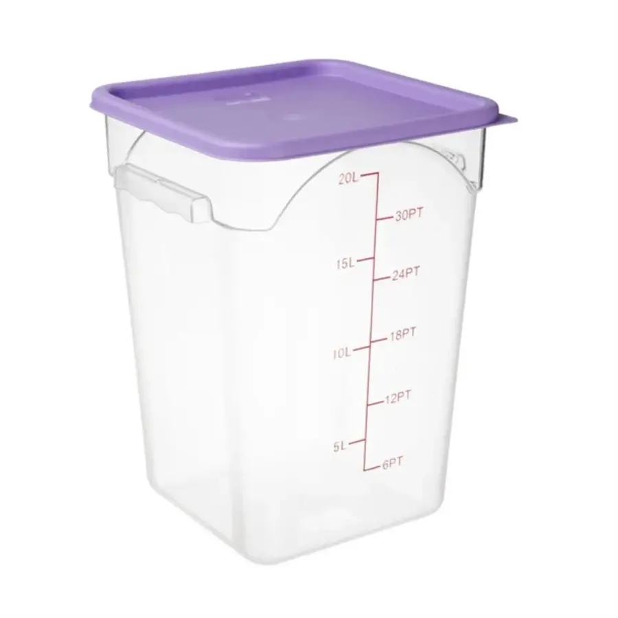 polycarbonate square storage container | 20L