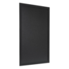 Securit Tableau noir en bois, avec marqueur à craie blanche et kit de montage | Bois | 2,4 kg