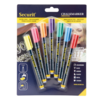 Securit Liquid chalk marker 1-2mm Nib | 7 Colors | 7 Pieces