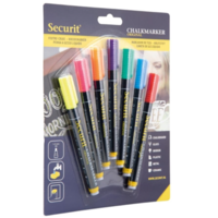 Flüssigkreidemarker 1-2mm Spitze | 7 Farben | 7 Stück
