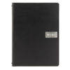 Securit Leather, A4 Raw menu book cover in black