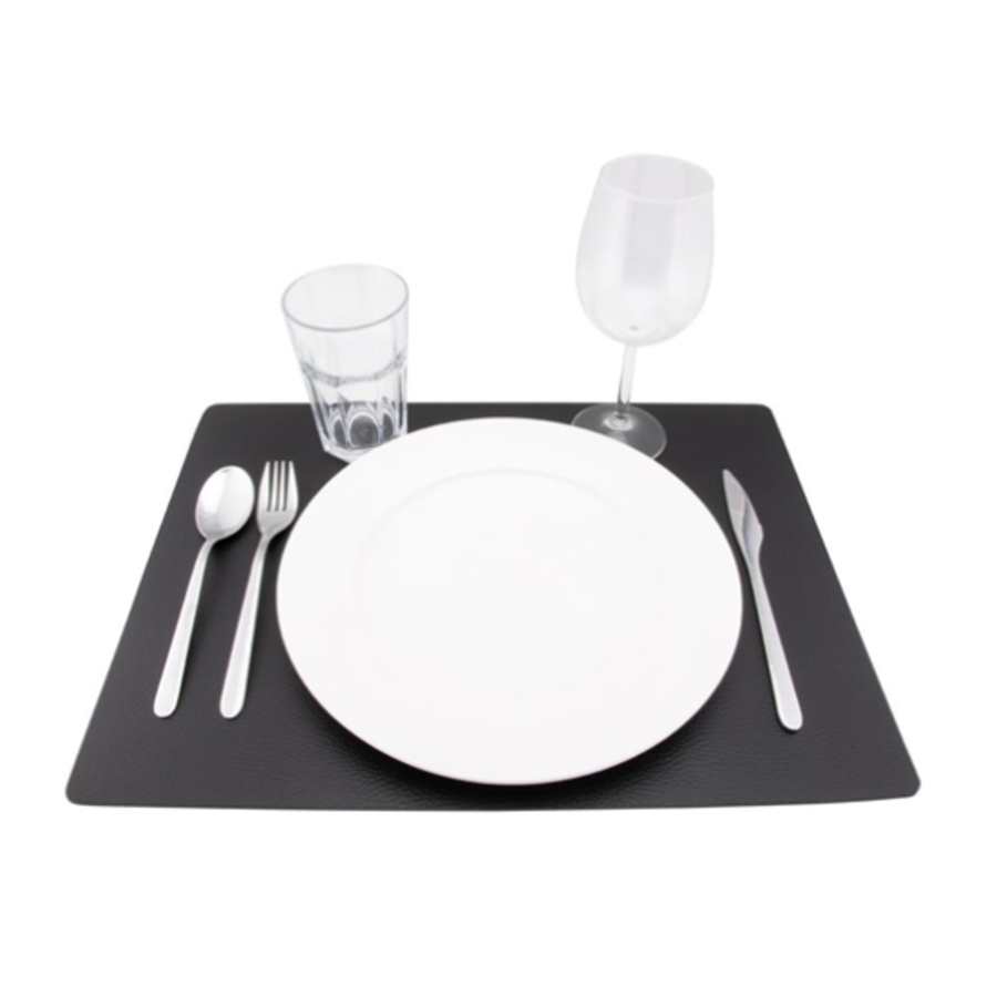 Tischset aus rohem Kunstleder von Leather Range